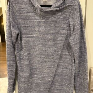 Danskin Women's Blue Cowl Neck Sweater  Size XL Navy